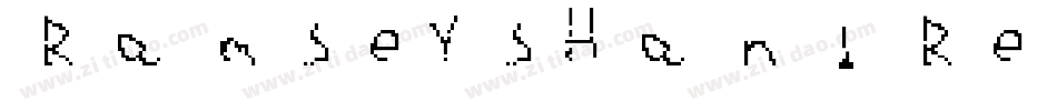 RamseysHand Regular字体转换